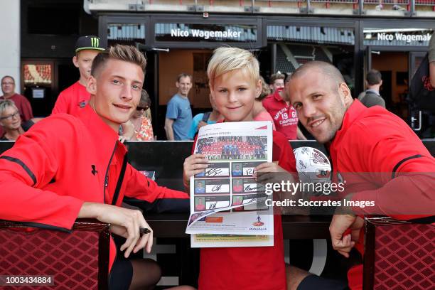 Alkmaar Open Day, Ron Vlaar of AZ Alkmaar during the AZ Alkmaar Open Day at the AFAS Stadium on July 21, 2018 in Alkmaar Netherlands