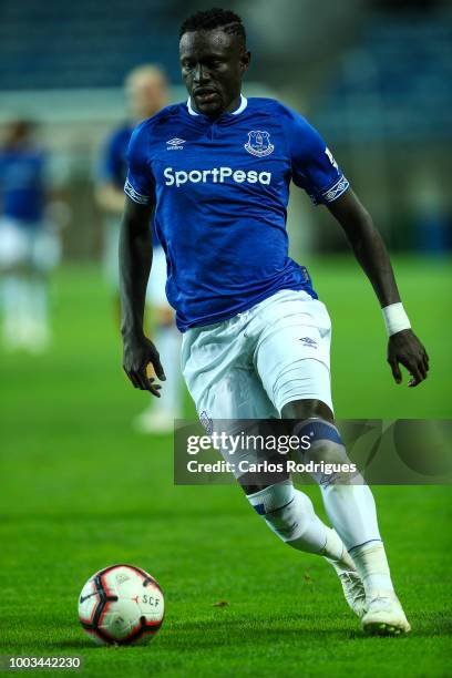 Oumar Niasse of Everton FC during the match between Everton FC and LOSC Lille for Algarve Football Cup 2018 at Estadio do Algarve on July 21, 2018 in...