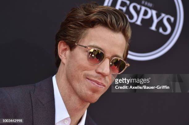 Olympic snowboarder Shaun White attends The 2018 ESPYS at Microsoft Theater on July 18, 2018 in Los Angeles, California.