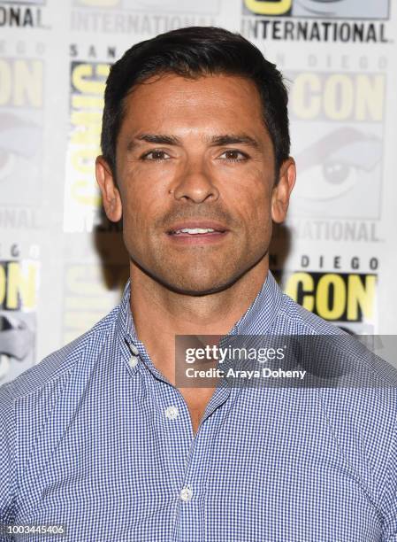 Mark Consuelos attends the 'Riverdale' Press Line during Comic-Con International 2018 at Hilton Bayfront on July 21, 2018 in San Diego, California.