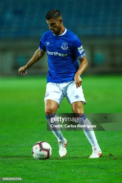 Kevin Mirallas of Everton FC controls the ball during the match between Everton FC and LOSC Lille for Algarve Football Cup 2018 at Estadio do Algarve...