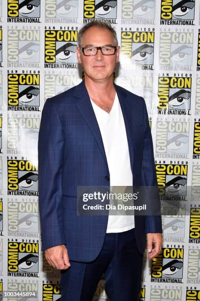 Daniel Percival attends the 'The Man In The High Castle' Press Line during Comic-Con International 2018 at Hilton Bayfront on July 21, 2018 in San...