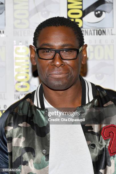 David Harewood attends the 'Supergirl' Press Line during Comic-Con International 2018 at Hilton Bayfront on July 21, 2018 in San Diego, California.