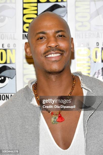 Mehcad Brooks attends the 'Supergirl' Press Line during Comic-Con International 2018 at Hilton Bayfront on July 21, 2018 in San Diego, California.