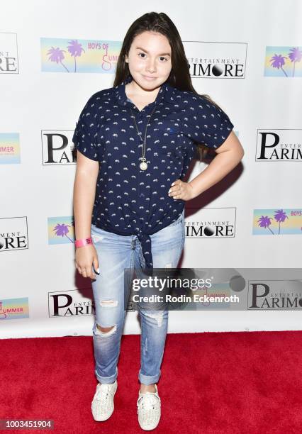 Milena Flores attends the Boys of Summer Tour Kick Off Show at Whisky a Go Go on July 21, 2018 in West Hollywood, California.
