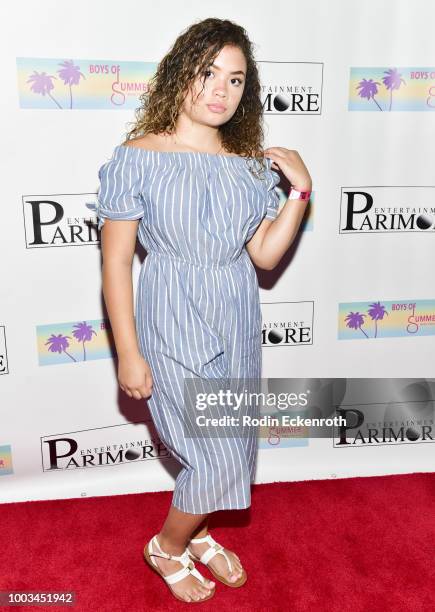 Alyssa Padro attends the Boys of Summer Tour Kick Off Show at Whisky a Go Go on July 21, 2018 in West Hollywood, California.