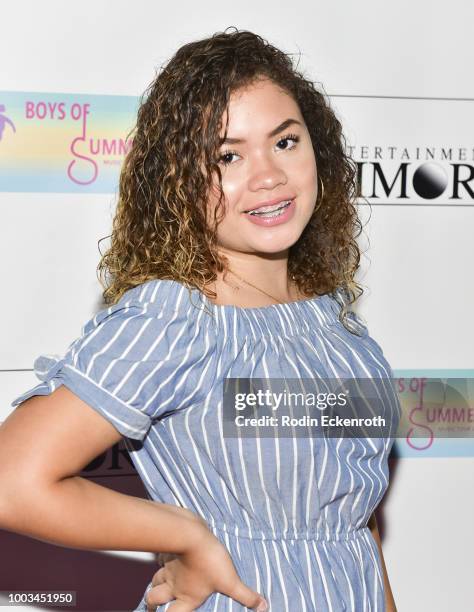 Alyssa Padro attends the Boys of Summer Tour Kick Off Show at Whisky a Go Go on July 21, 2018 in West Hollywood, California.