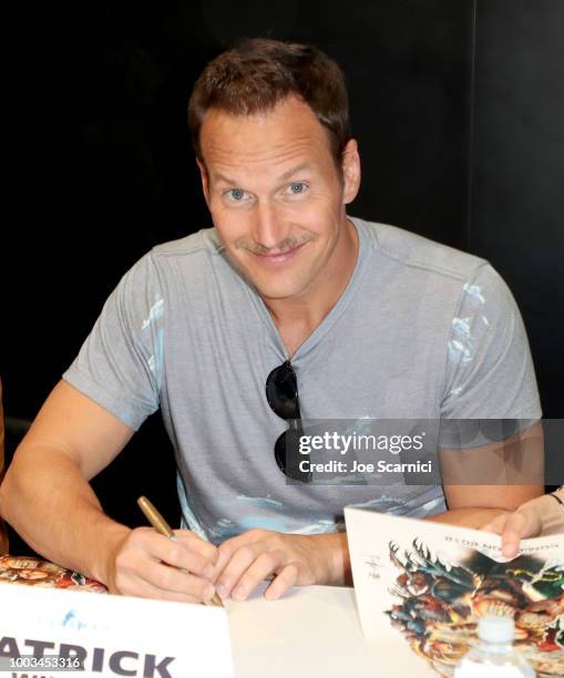 Patrick Wilson attends DC Entertainment's Warner Bros. Pictures 'Aquaman' Autograph Signing during Comic-Con International 2018 at San Diego...