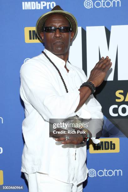 Actor Wesley Snipes attends the #IMDboat At San Diego Comic-Con 2018: Day Three at The IMDb Yacht on July 21, 2018 in San Diego, California.