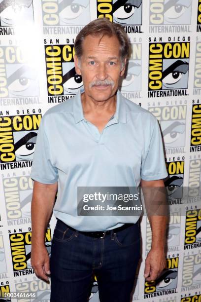 James Remar attends the 'Black Lightning' Press Line during Comic-Con International 2018 at Hilton Bayfront on July 21, 2018 in San Diego, California.