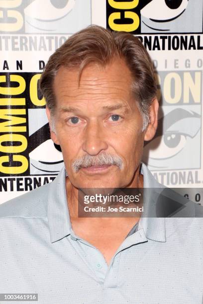 James Remar attends the 'Black Lightning' Press Line during Comic-Con International 2018 at Hilton Bayfront on July 21, 2018 in San Diego, California.