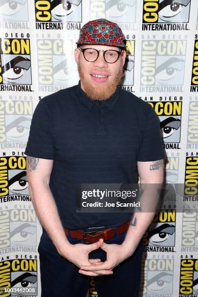 Krondon attends the 'Black Lightning' Press Line during Comic-Con International 2018 at Hilton Bayfront on July 21, 2018 in San Diego, California.