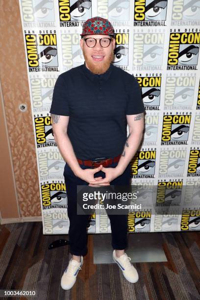 Krondon attends the 'Black Lightning' Press Line during Comic-Con International 2018 at Hilton Bayfront on July 21, 2018 in San Diego, California.