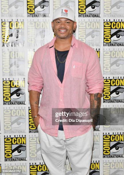 Anthony Hemingway attends the 'The Purge' Press Line during Comic-Con International 2018 at Hilton Bayfront on July 21, 2018 in San Diego, California.