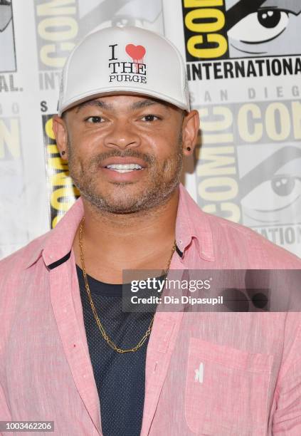 Anthony Hemingway attends the 'The Purge' Press Line during Comic-Con International 2018 at Hilton Bayfront on July 21, 2018 in San Diego, California.