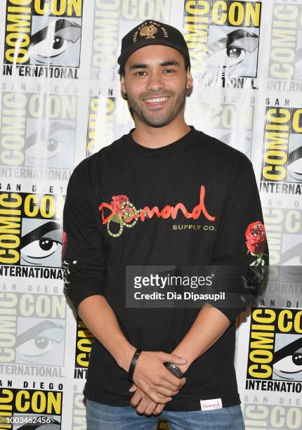Gabriel Chavarria attends the 'The Purge' Press Line during Comic-Con International 2018 at Hilton Bayfront on July 21, 2018 in San Diego, California.