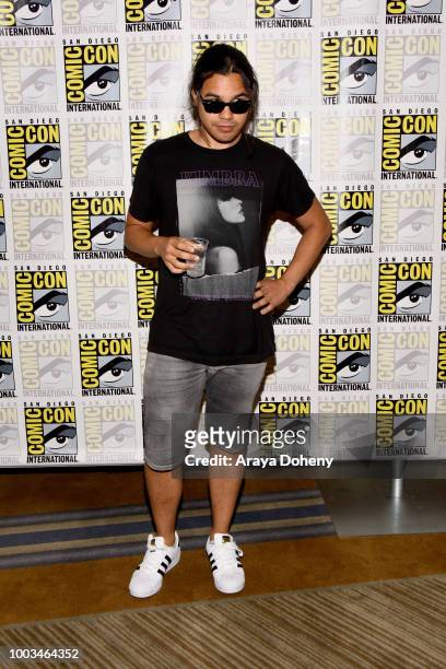 Carlos Valdes attends the press line for "The Flash" during Comic-Con International 2018 at Hilton Bayfront on July 21, 2018 in San Diego, California.