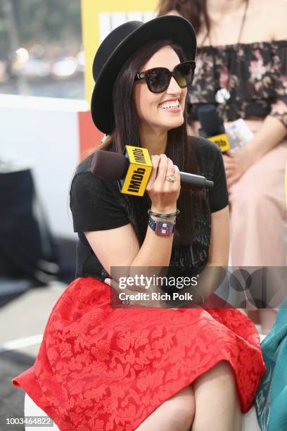 Actor Katie McGrath attends the #IMDboat At San Diego Comic-Con 2018: Day Three at The IMDb Yacht on July 21, 2018 in San Diego, California.