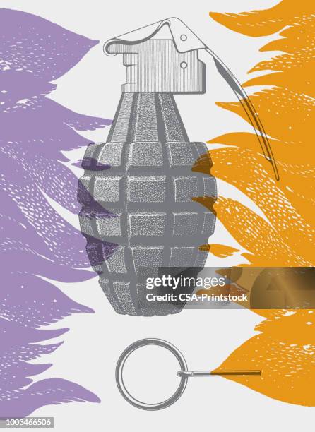 Grenade Exploding Vector 546 Grenade Explosion High Res Illustrations - Getty Images
