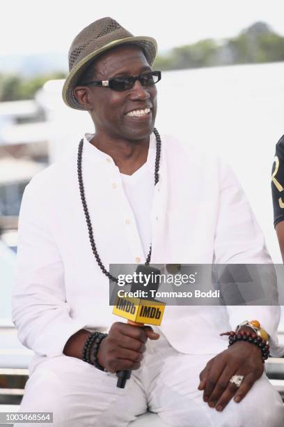 Actor Wesley Snipes attends the #IMDboat At San Diego Comic-Con 2018: Day Three at The IMDb Yacht on July 21, 2018 in San Diego, California.