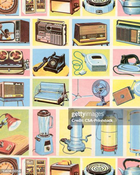 illustrations, cliparts, dessins animés et icônes de variété de l’électronique - rasoir électrique