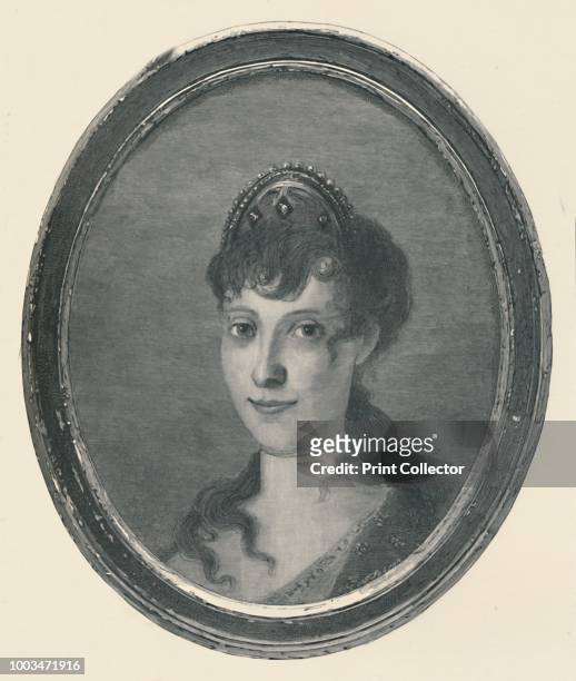 Laetitia Ramolino - Wife of Carlo Buonaparte; Mother of Napoleon Bonaparte', circa 1780, . Maria Letizia Buonaparte née Ramolino was the mother of...