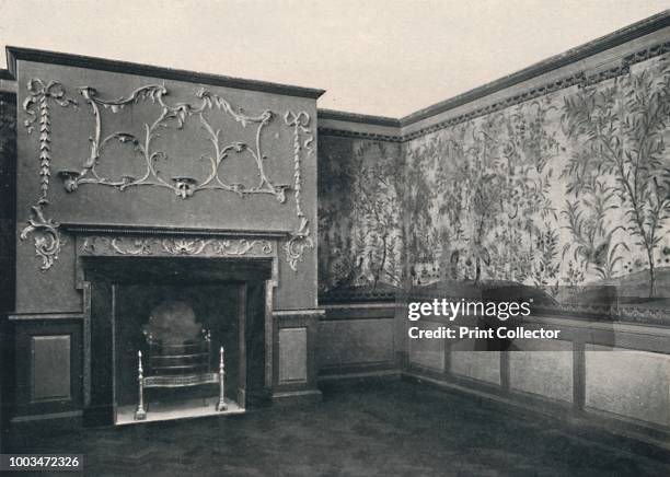 Panelled Room from a Gloucestershire House, c. 1740, with Chinese Wallpaper Popular at this Period', 1927. From Old Furniture, Volume II., edited by...
