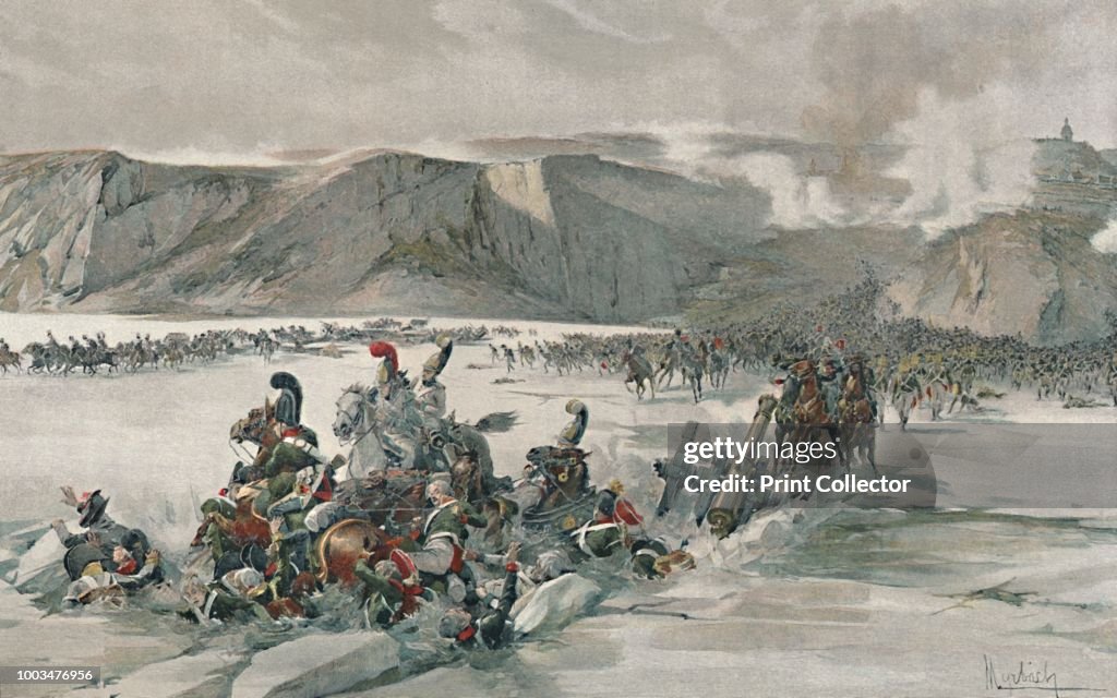 Destruction Of Retreating Russians At Satschan Lake
