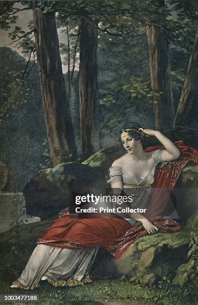 The Empress Josephine In The Park At Malmaison The Empress Josephine In The Park At Malmaison