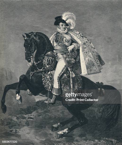 Jérôme Bonaparte - King of Westphalia', circa 1808, . Jérôme-Napoléon Bonaparte , youngest brother of Napoleon I. Engraving after the painting by...