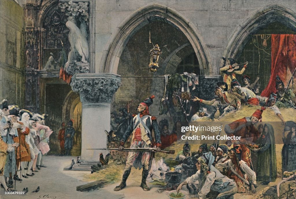 The French Before The Ducal Palace