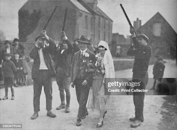 Quaint Pagan Superstitions That Stilll Survive in Holy Island', circa 1935. From Our Wonderful World, Volume I, edited by J.A. Hammerton. [The...