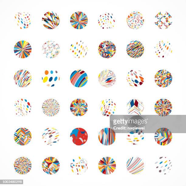 illustrazioni stock, clip art, cartoni animati e icone di tendenza di insieme vector circle buttons - sfera