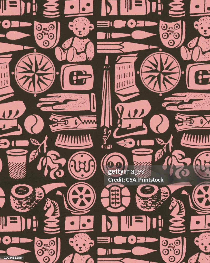 Pattern Of Various Objects High-Res Vector Graphic - Getty Images