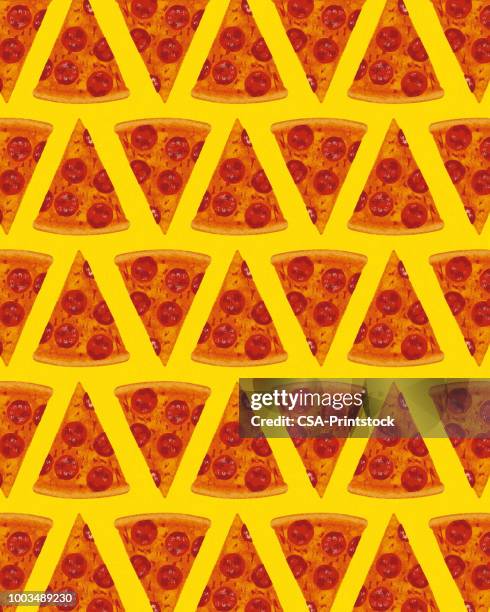 ilustrações de stock, clip art, desenhos animados e ícones de pattern of pizza - pizza