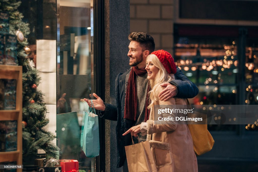 Couple Doing Some Window Shopping