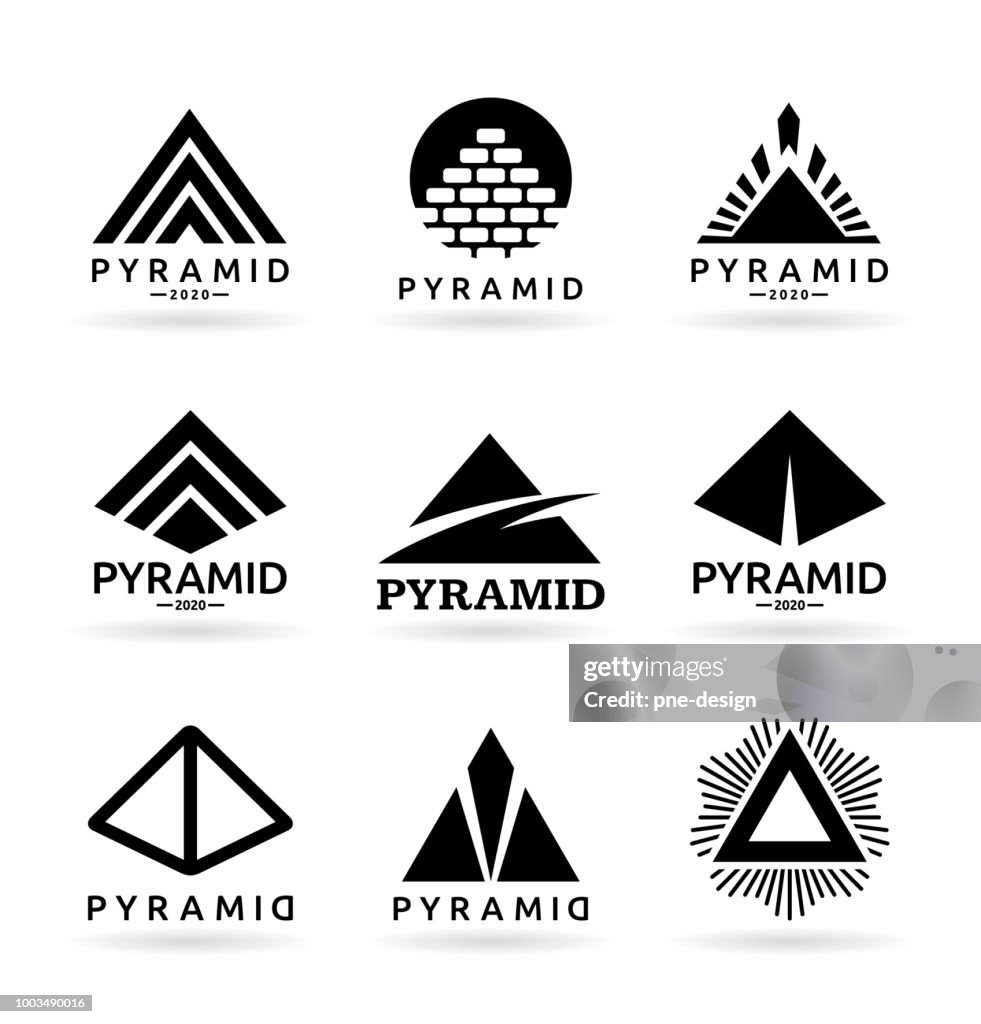 Pyramid Design High-Res Vector Graphic - Getty Images
