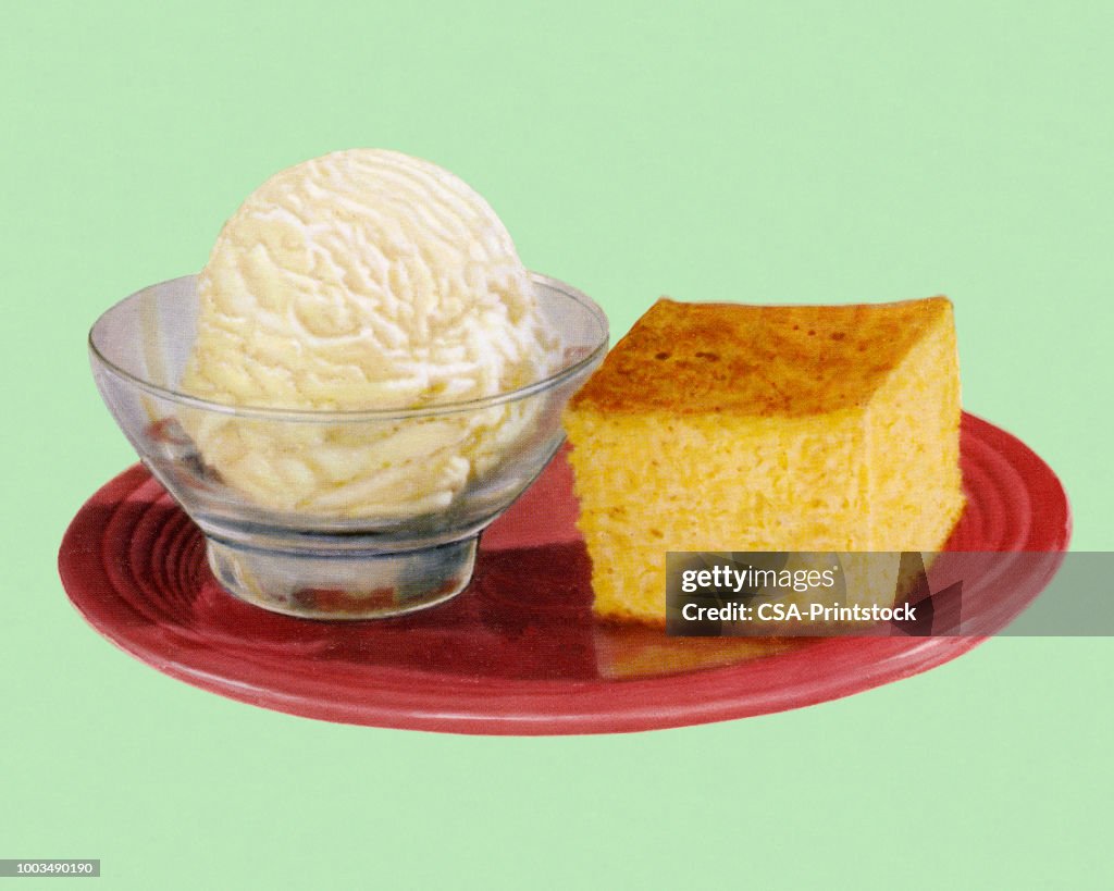 Cake and Ice Cream