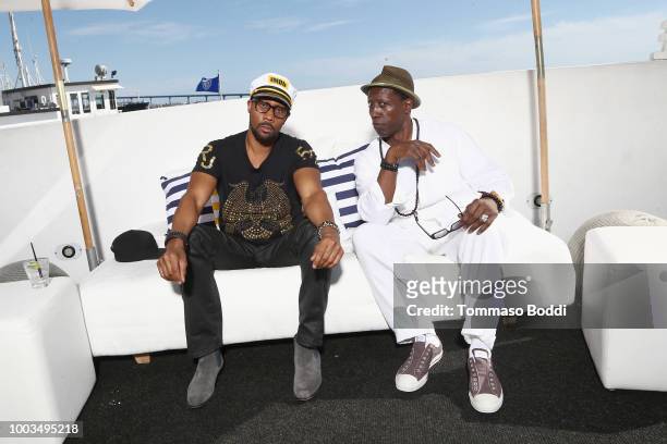 And Wesley Snipes attend the #IMDboat At San Diego Comic-Con 2018: Day Three at The IMDb Yacht on July 21, 2018 in San Diego, California.