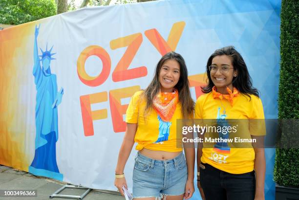 Guests attend OZY FEST 2018 at Rumsey Playfield, Central Park on July 21, 2018 in New York City.