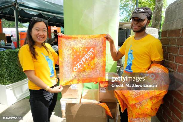 Guests attend OZY FEST 2018 at Rumsey Playfield, Central Park on July 21, 2018 in New York City.