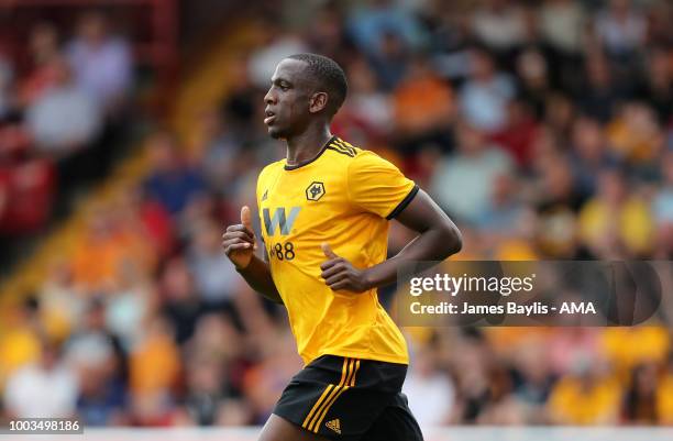Willy Boly of Wolverhampton Wanderers during the Pre Season Friendly between Wolverhampton Wanderers and Ajax at Banks' Stadium on July 19, 2018 in...