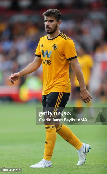 Ruben Neves of Wolverhampton Wanderers during the Pre Season Friendly between Wolverhampton Wanderers and Ajax at Banks' Stadium on July 19, 2018 in...