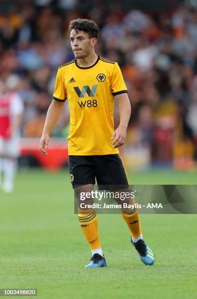 Pedro Goncalves of Wolverhampton Wanderers during the Pre Season Friendly between Wolverhampton Wanderers and Ajax at Banks' Stadium on July 19, 2018...