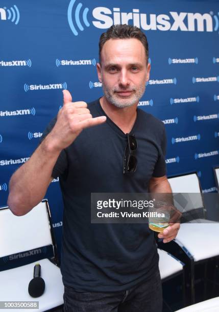 Andrew Lincoln attends SiriusXM's Entertainment Weekly Radio Broadcasts Live From Comic Con in San Diego at Hard Rock Hotel San Diego on July 20,...