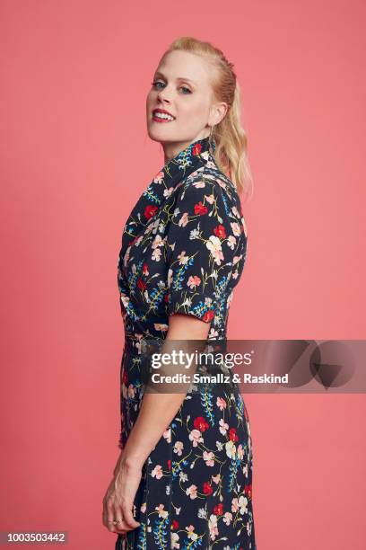 Janet Varney from IFC's 'Stan Against Evil' poses for a portrait at the Getty Images Portrait Studio powered by Pizza Hut at San Diego 2018 Comic Con...