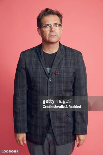 Dana Gould from IFC's 'Stan Against Evil' poses for a portrait at the Getty Images Portrait Studio powered by Pizza Hut at San Diego 2018 Comic Con...