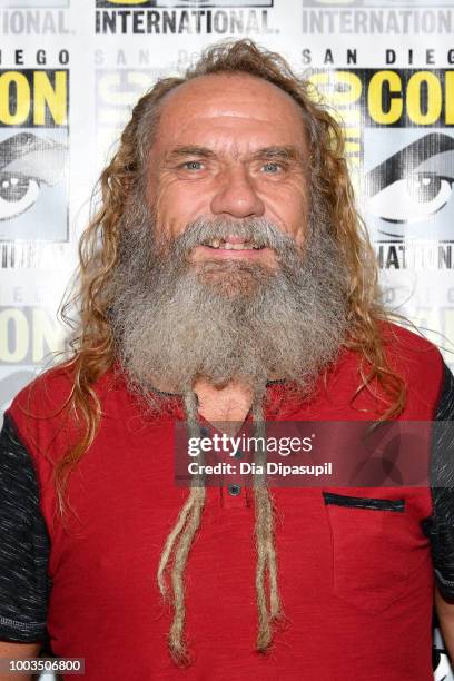 Christian Calloway attends the 'Twin Peaks' Press Line during Comic-Con International 2018 at Hilton Bayfront on July 21, 2018 in San Diego,...