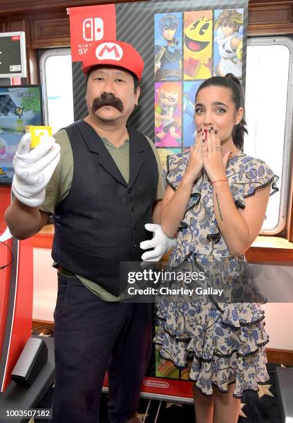 Benedict Wong and Maria Gabriela de Faria stop by Nintendo at the Variety Studio to check out the Nintendo Switch with their Deadly Class cast...