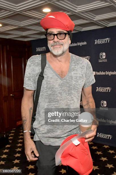 Jeffrey Dean Morgan stops by Nintendo at the Variety Studio to check out the Nintendo Switch with at Comic-Con 2018 on July 21, 2018 in San Diego,...